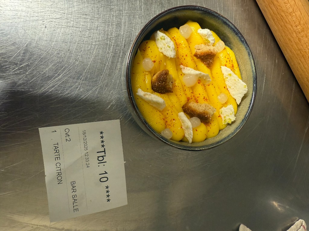 Exemple avant retouche — tarte citron en cuisine